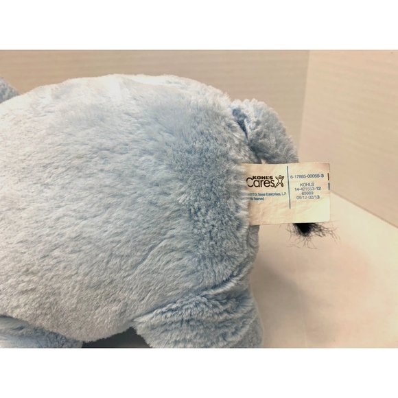 Kohls Cares Plush Elephant Horton Hears A Who BLue Stuffed Animal Doll Toy 11 in - Picture 3 of 6